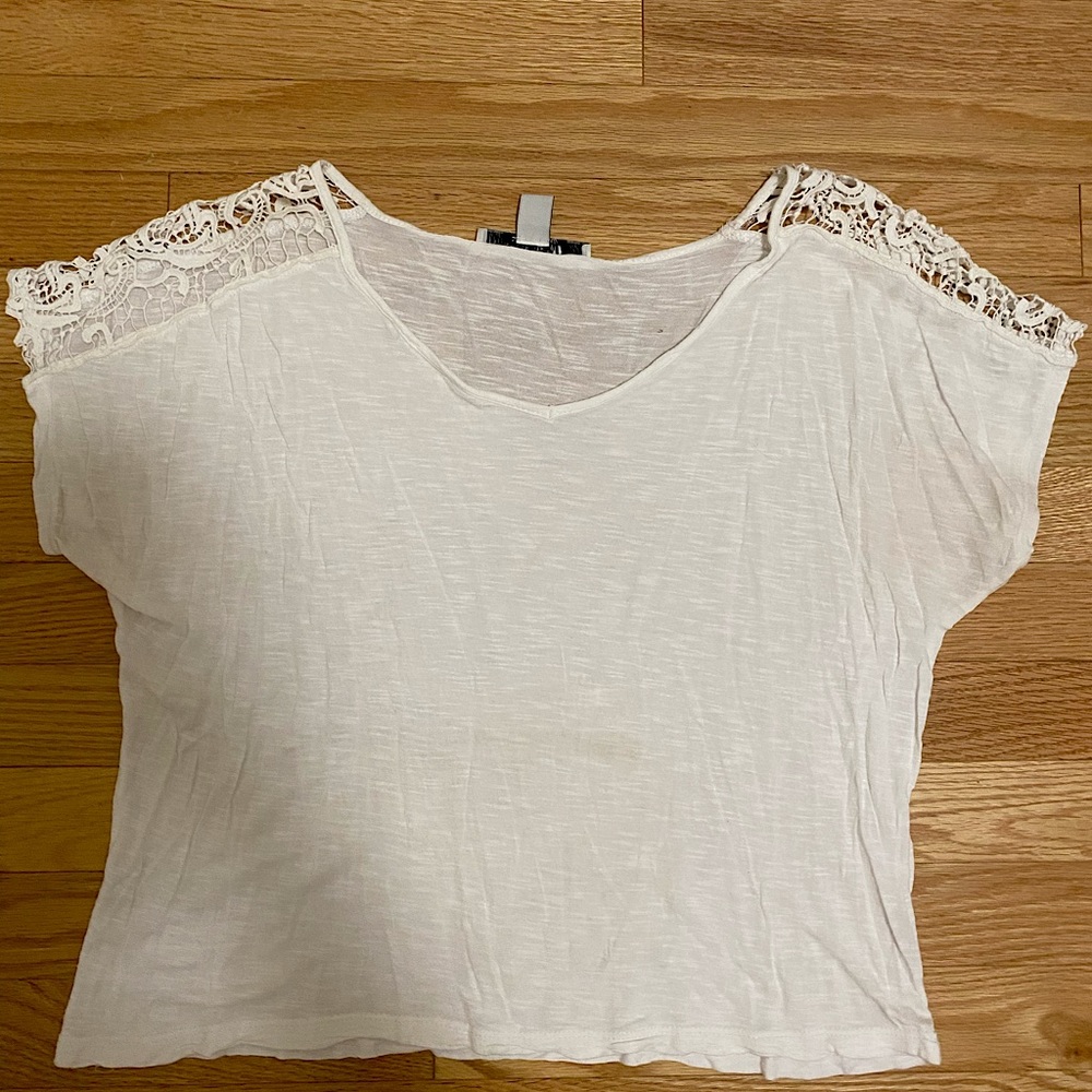 Soft White Versatile Top